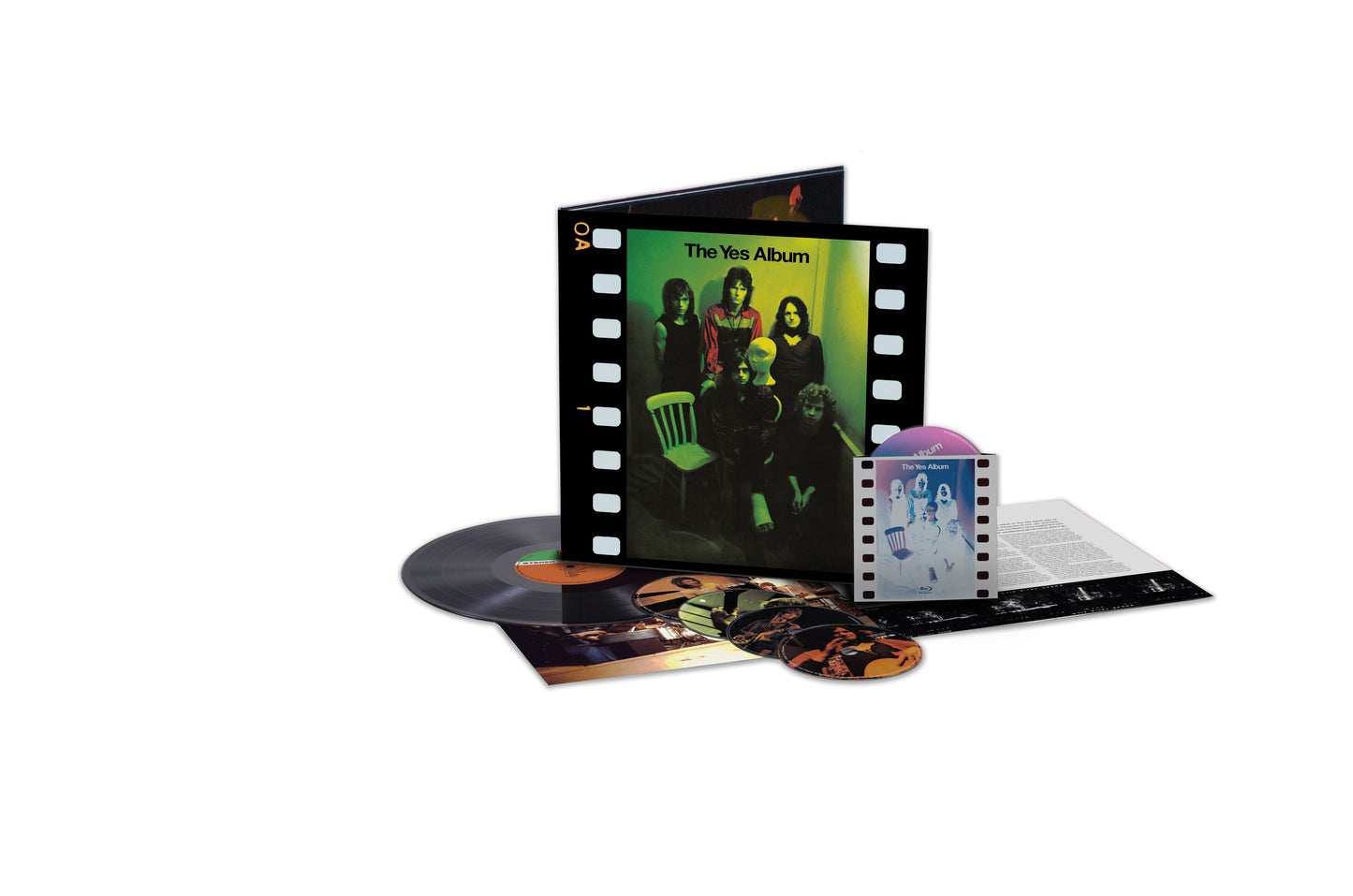 Yes album deluxe edition vinyl record with filmstrip cover and extras.
