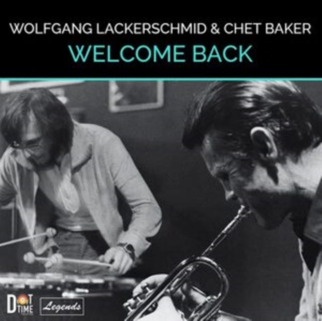 Vinyl record cover featuring Wolfgang Lackerschmid and Chet Baker with album title and text.