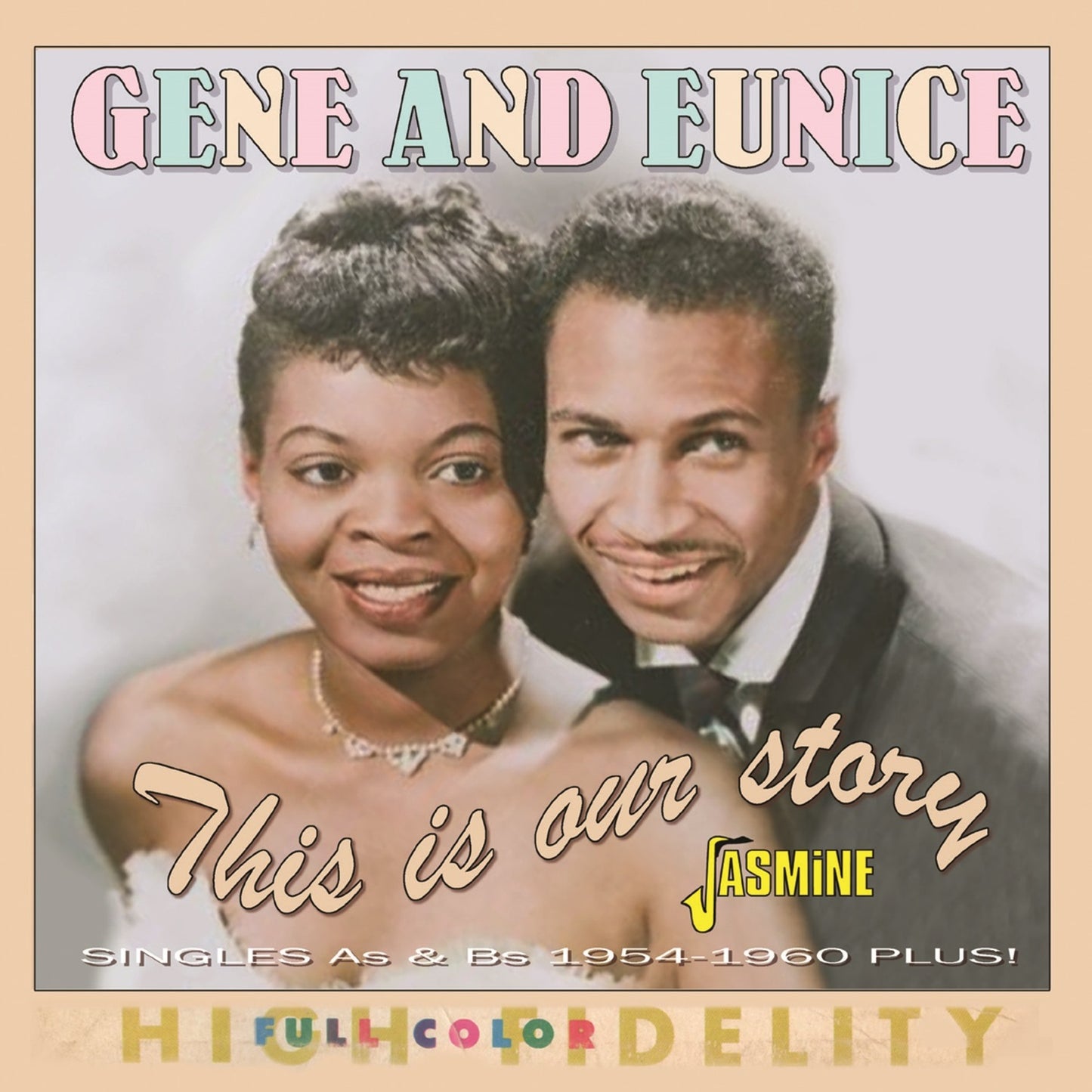 CD cover featuring a vintage photo of Gene and Eunice with stylized text.