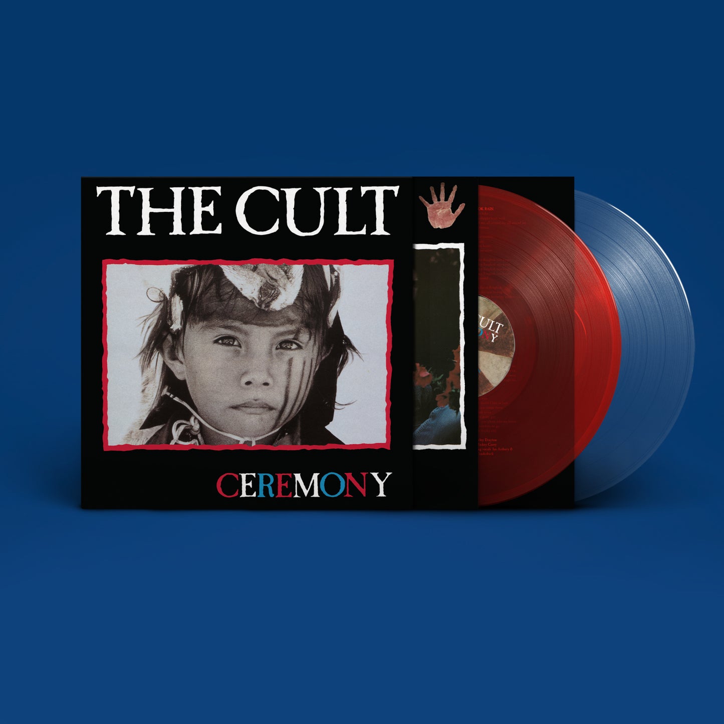Vinyl 2LP of The Cult’s “Ceremony” with a child’s portrait cover.