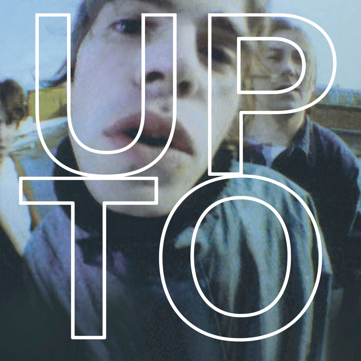 CD cover for The Charlatans’ “Up To Our Hips” with blurred figures.