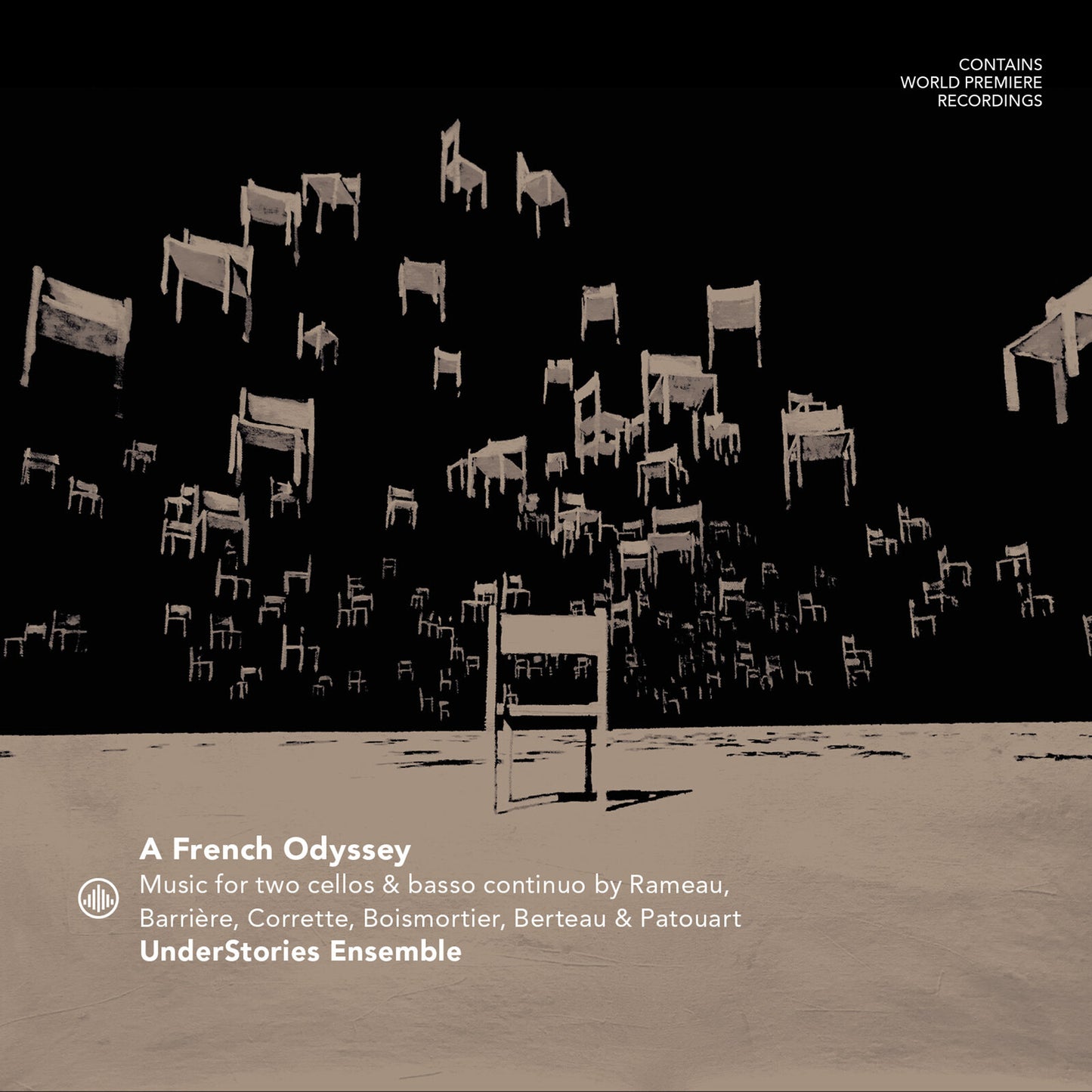 CD cover: abstract grayscale cityscape with text “A French Odyssey”.