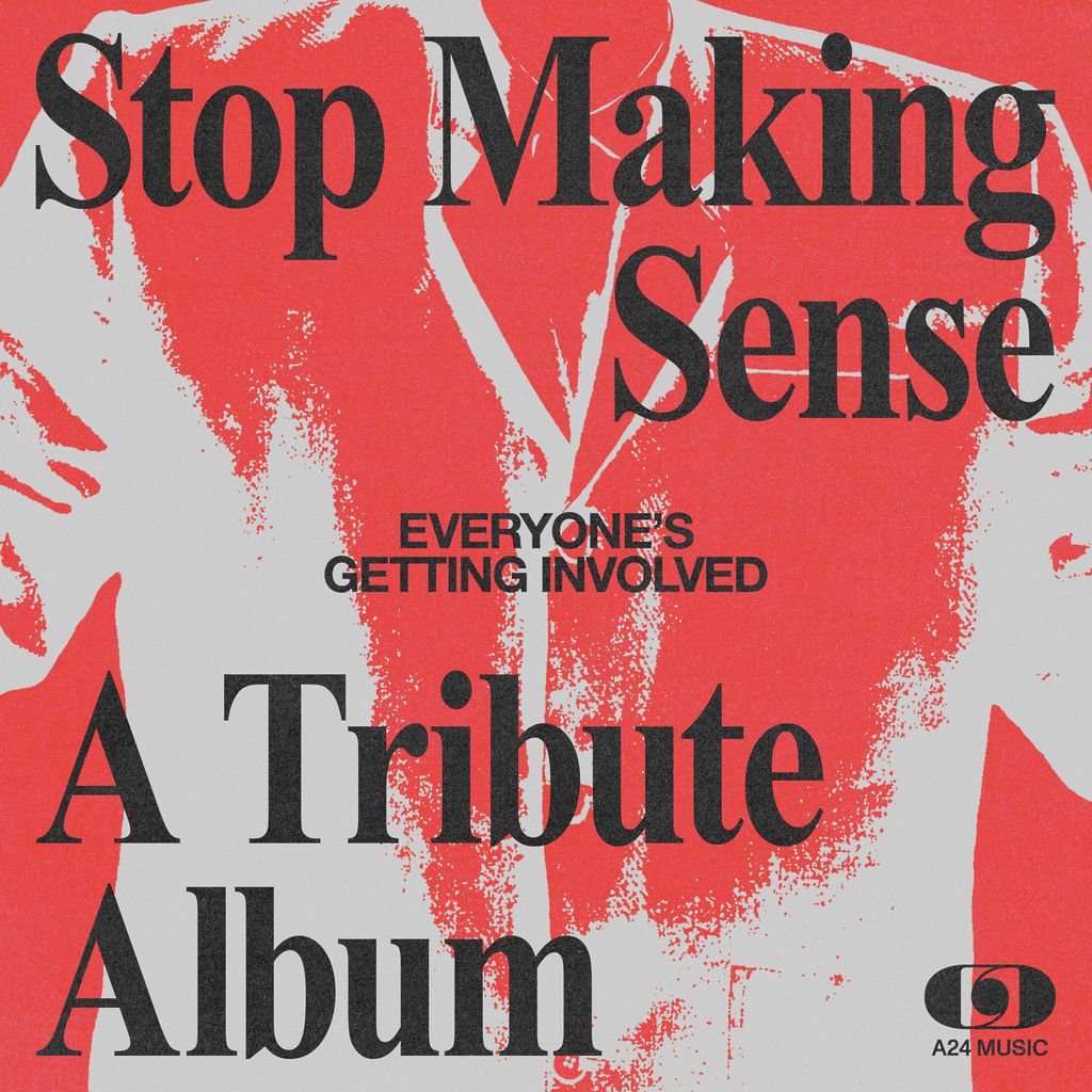 CD cover for "Everyone's Getting Involved," a Talking Heads tribute album.