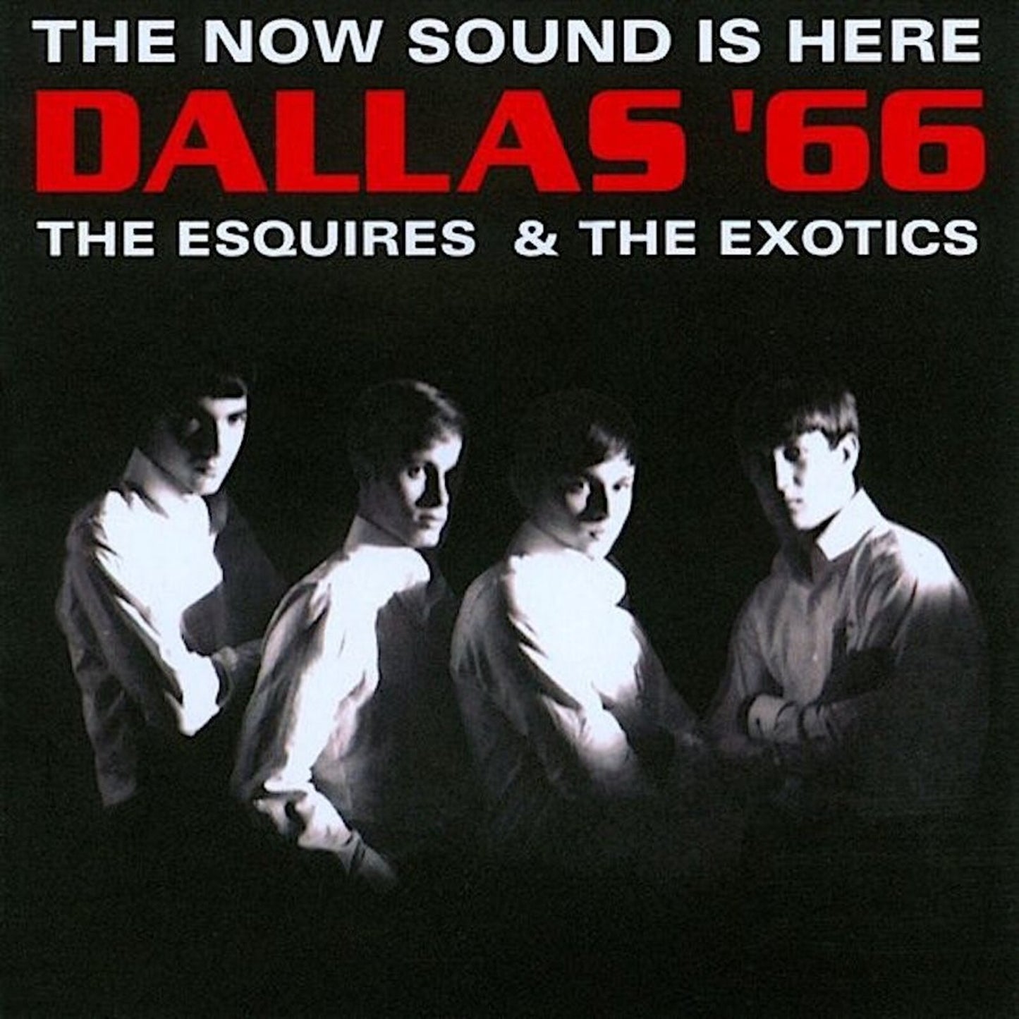 CD cover for “Dallas ‘66” featuring a group of young men.