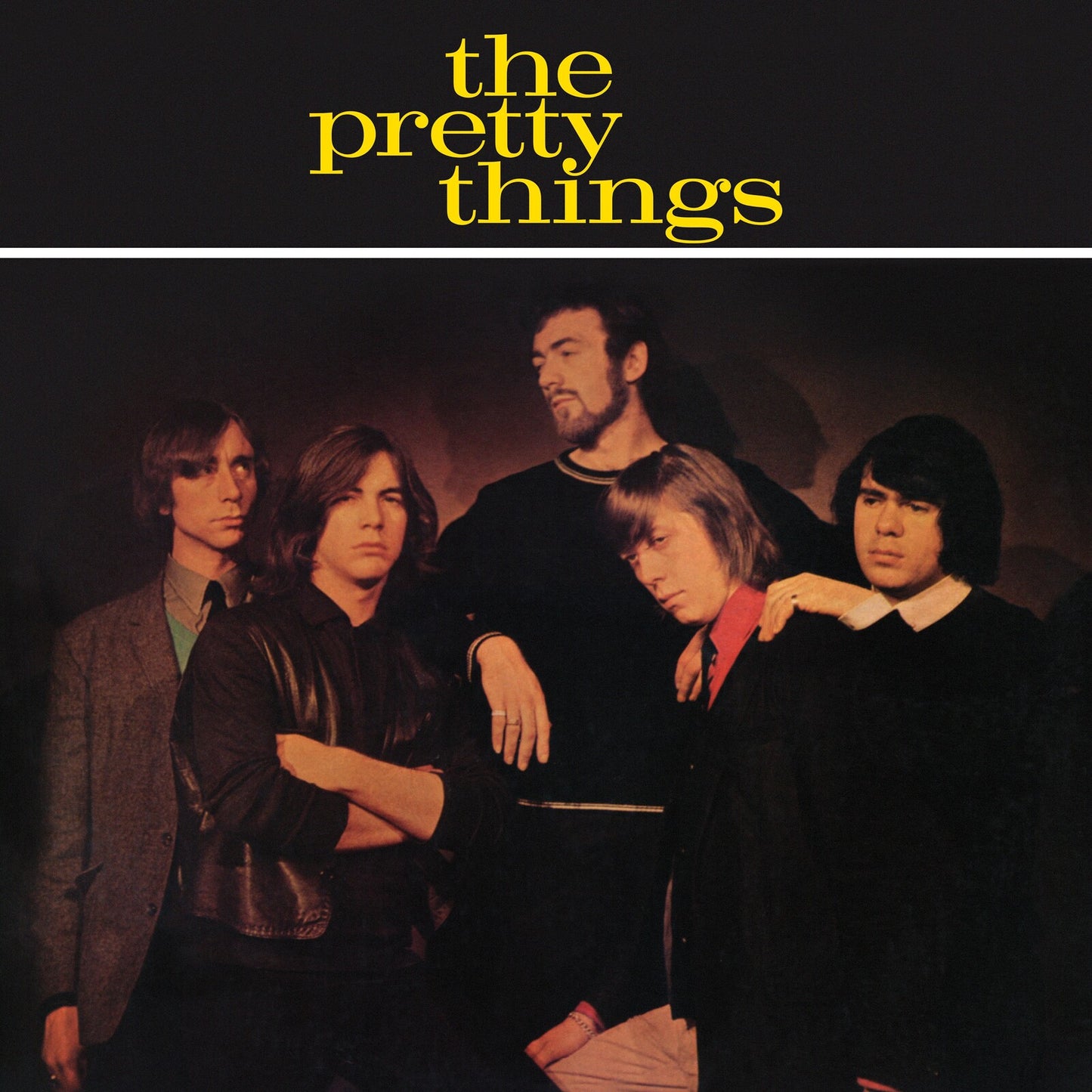 The Pretty Things album cover featuring a vintage band portrait.