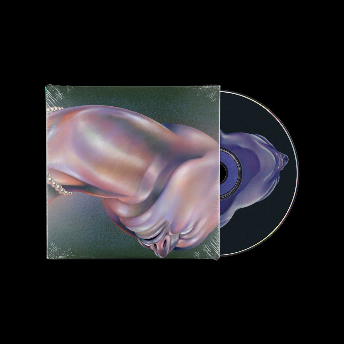 Walt Disco album "The Warping" CD with abstract, swirling cover art.