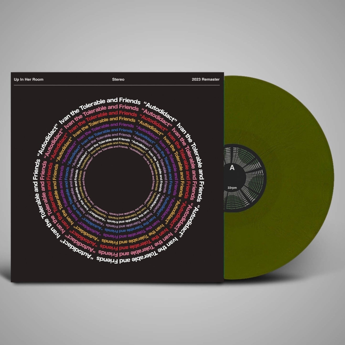 Vinyl record for "Autodidact" by Ivan The Tolerable and Friends.