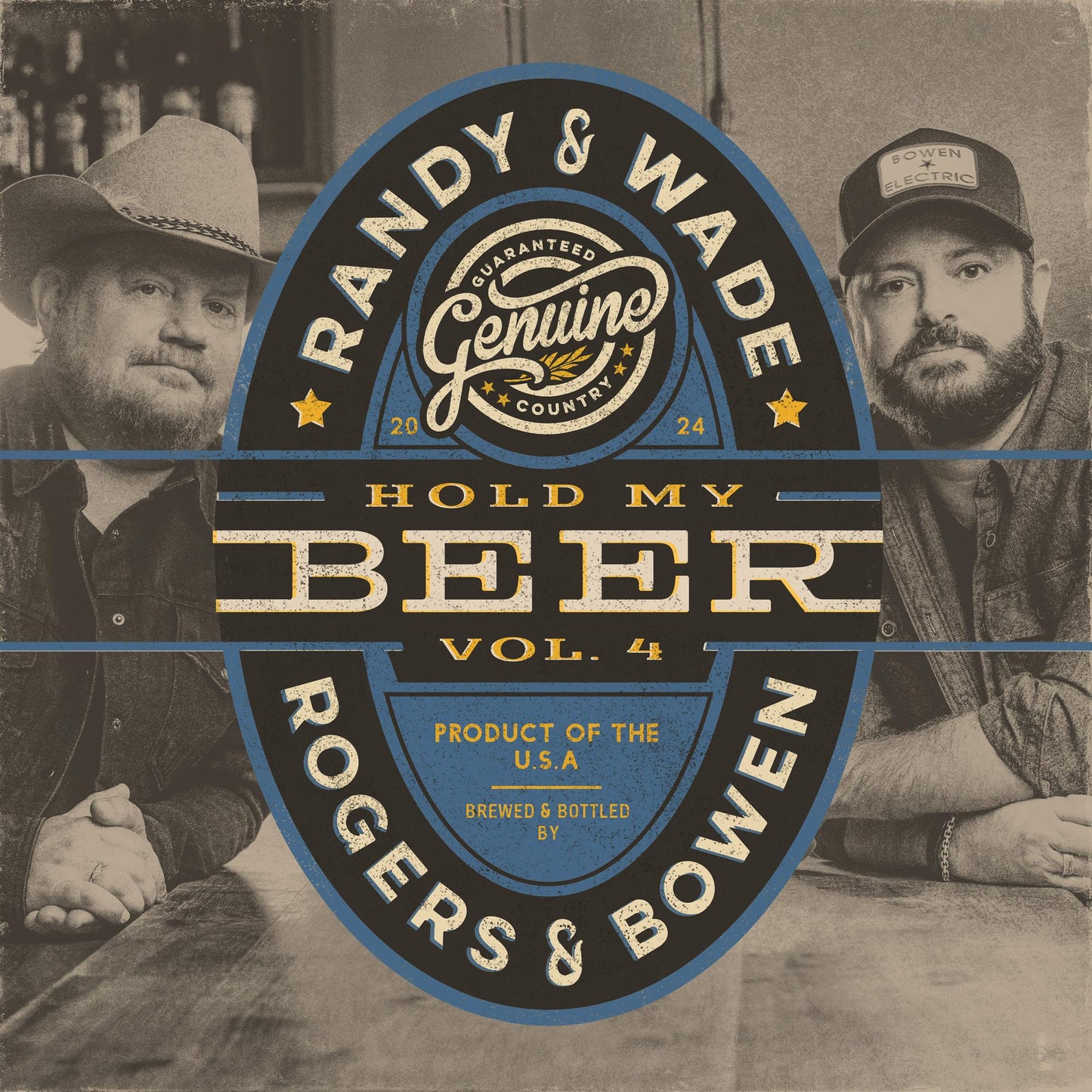 Album cover for Randy Rogers & Wade Bowen’s “Hold My Beer Vol. 3 & 4.”