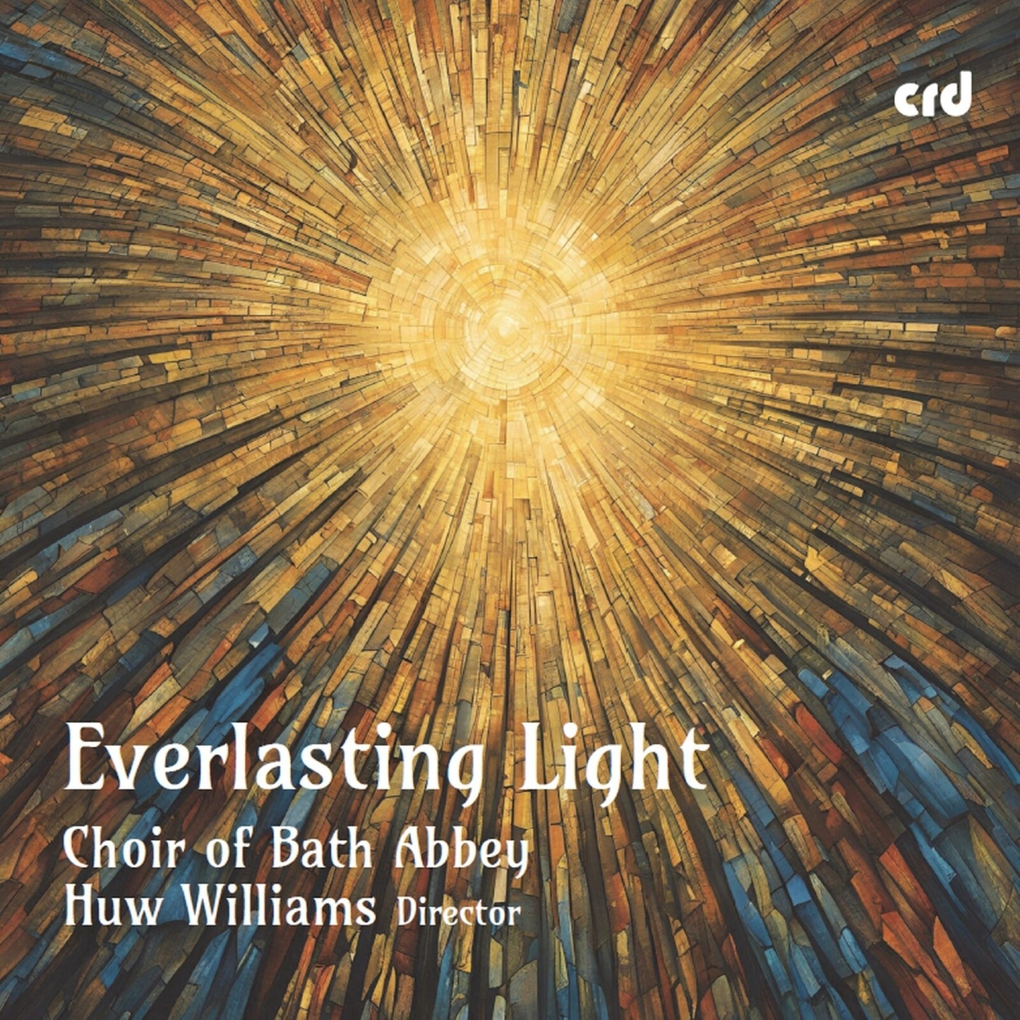 CD cover with radiating stone pattern and album title "Everlasting Light.