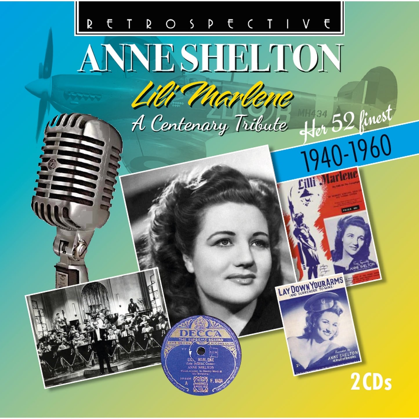 CD cover for Anne Shelton’s “Lili Marlene” with vintage imagery.