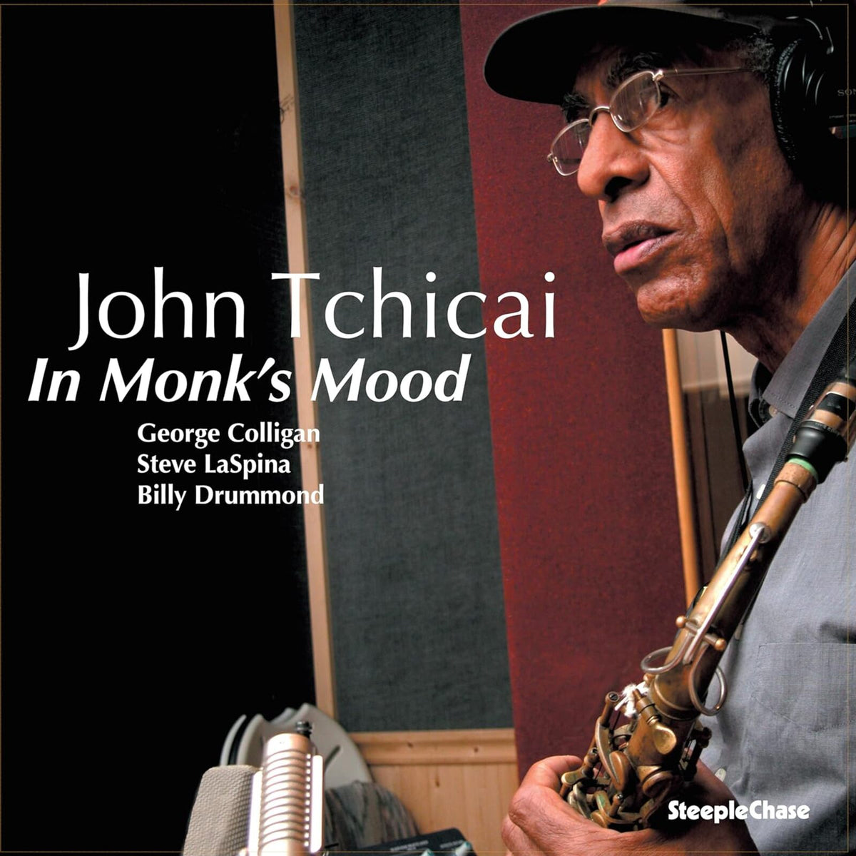 John Tchicai album cover featuring a saxophonist with glasses and a cap.