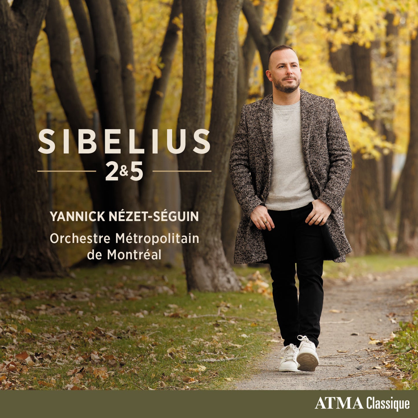 CD cover featuring Yannick Nézet-Séguin in a fall landscape.
