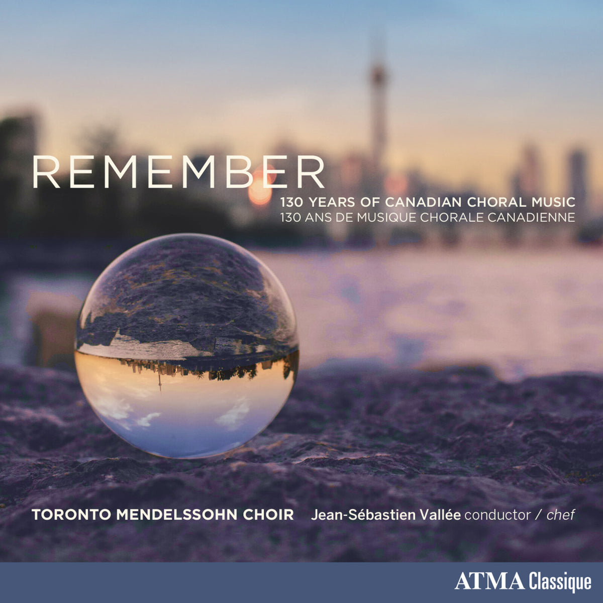 CD cover: "Remember" by Jean-Sébastien Vallée, featuring a cityscape in a sphere.