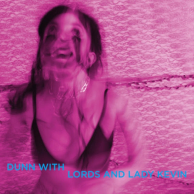 Distorted image of a person in water, with pink and blue tones.