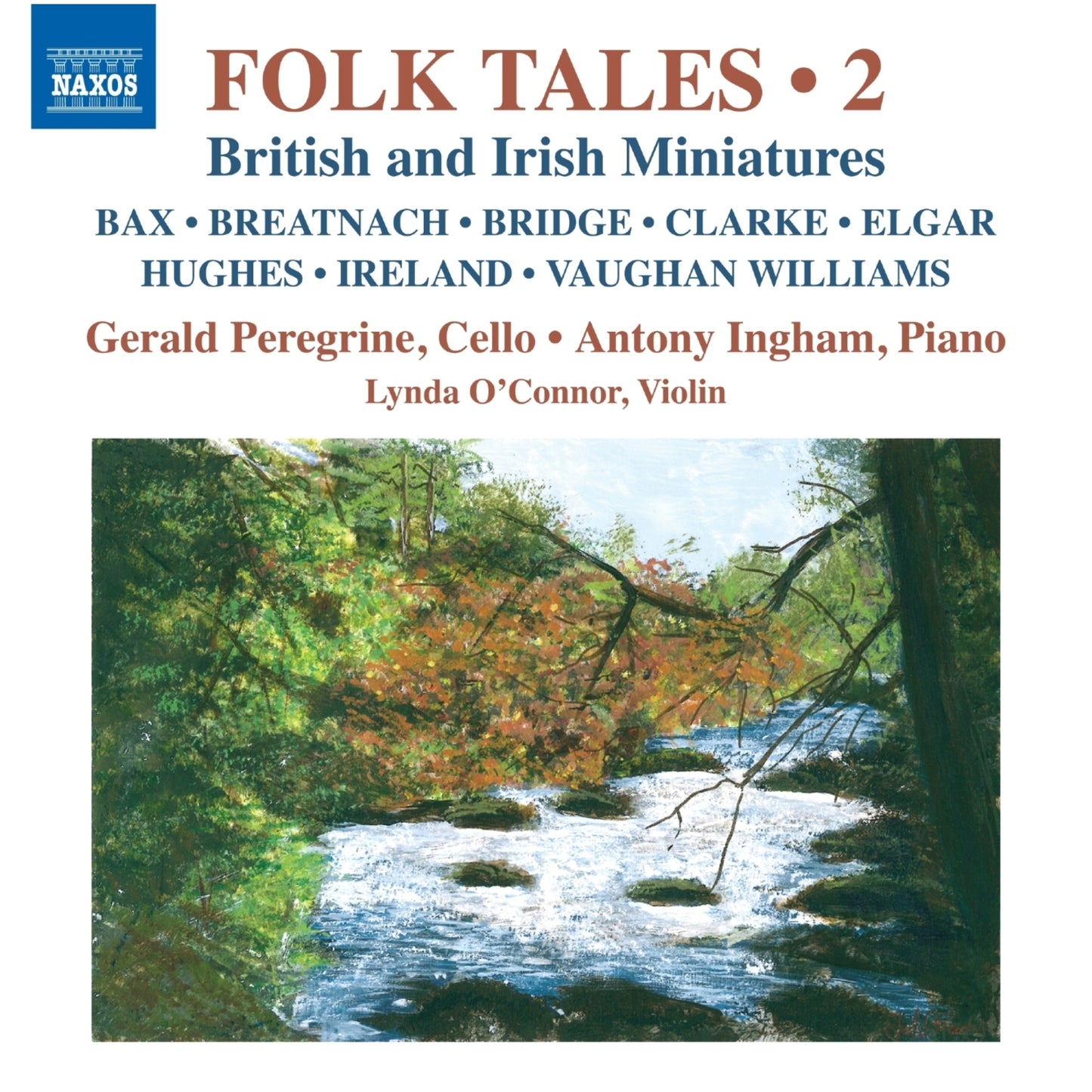 CD cover for “Folk Tales Vol. 2” featuring a landscape painting.