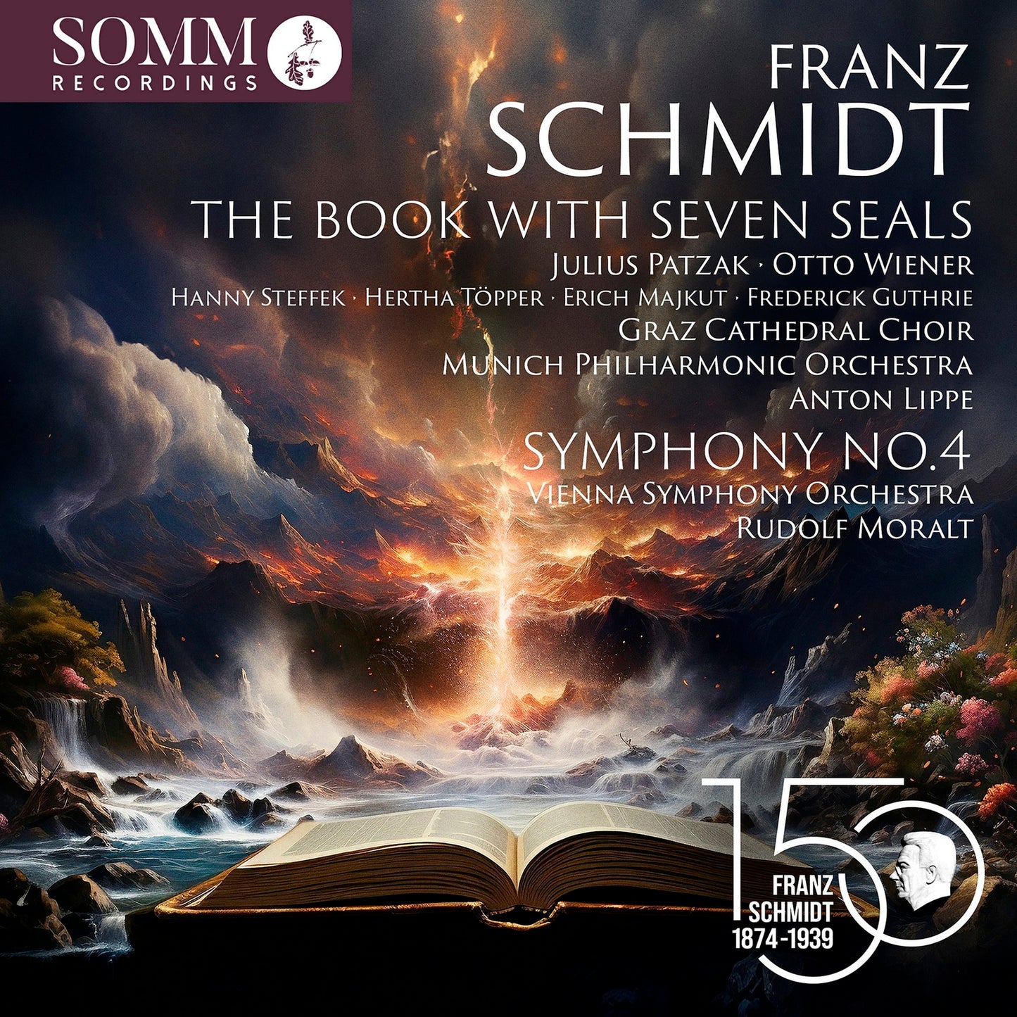 CD cover for "Schmidt - The Book With Seven Seals" featuring angelic figures.