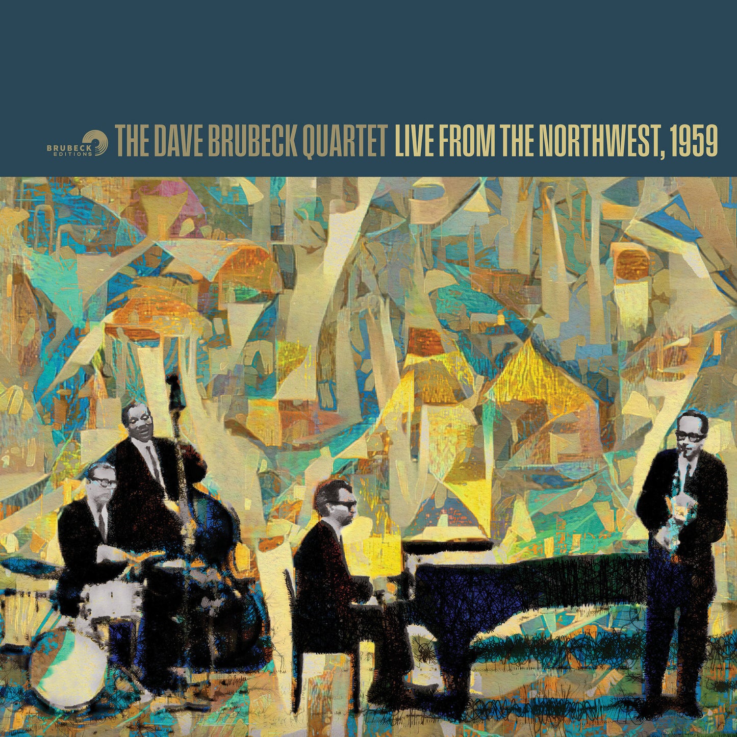 Album cover for Dave Brubeck Quartet’s “Live From The Northwest,” 1959.