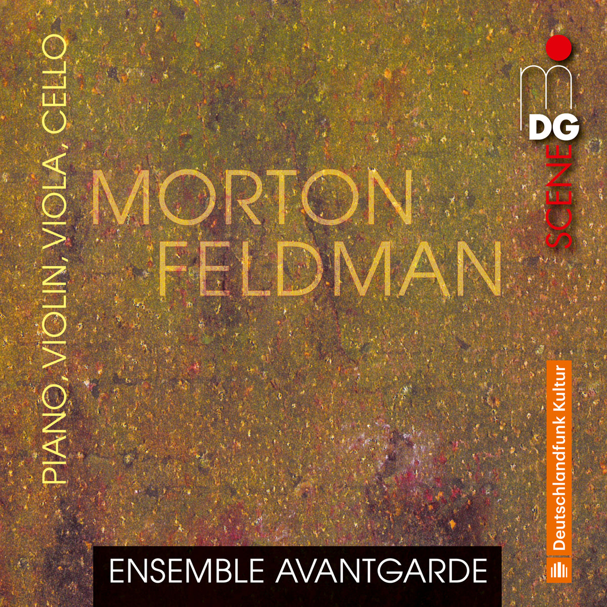 CD cover for Morton Feldman piano music by Ensemble Avantgarde.