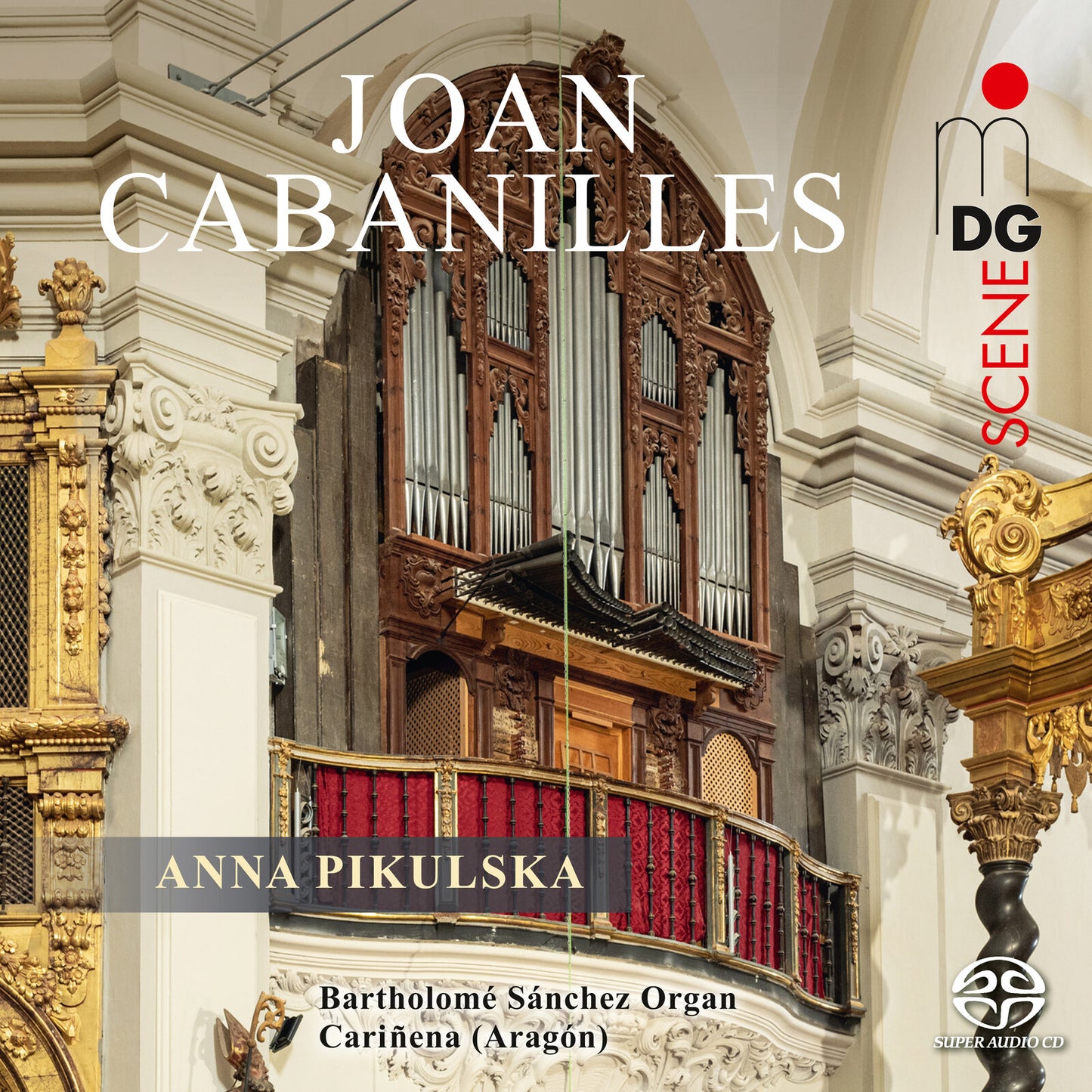 CD cover featuring a large, ornate Baroque church organ.