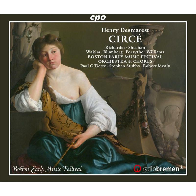 CD cover art featuring a classical painting of a woman with text overlay.