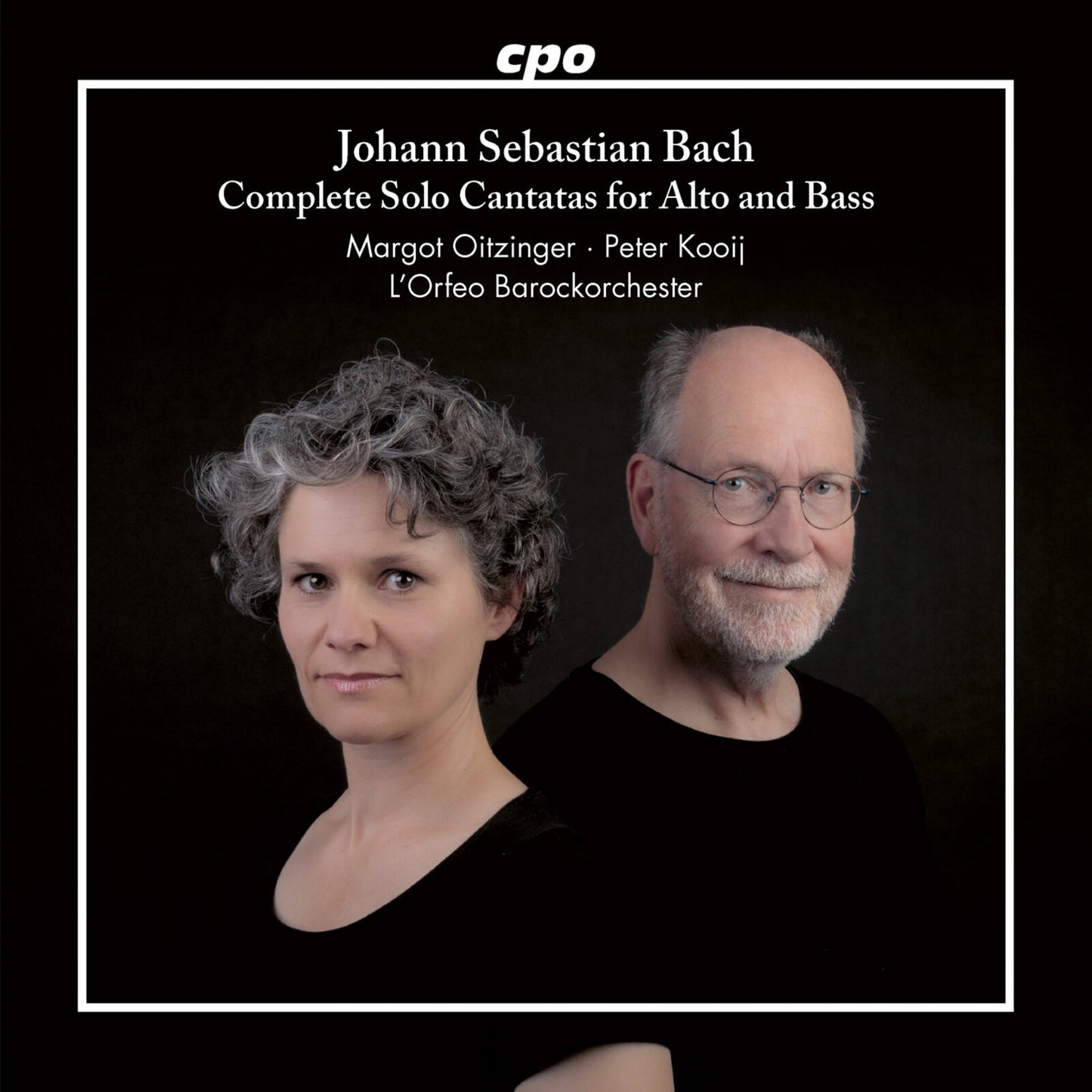 CD cover featuring portraits of Margot Oitzinger and Peter Kooij.
