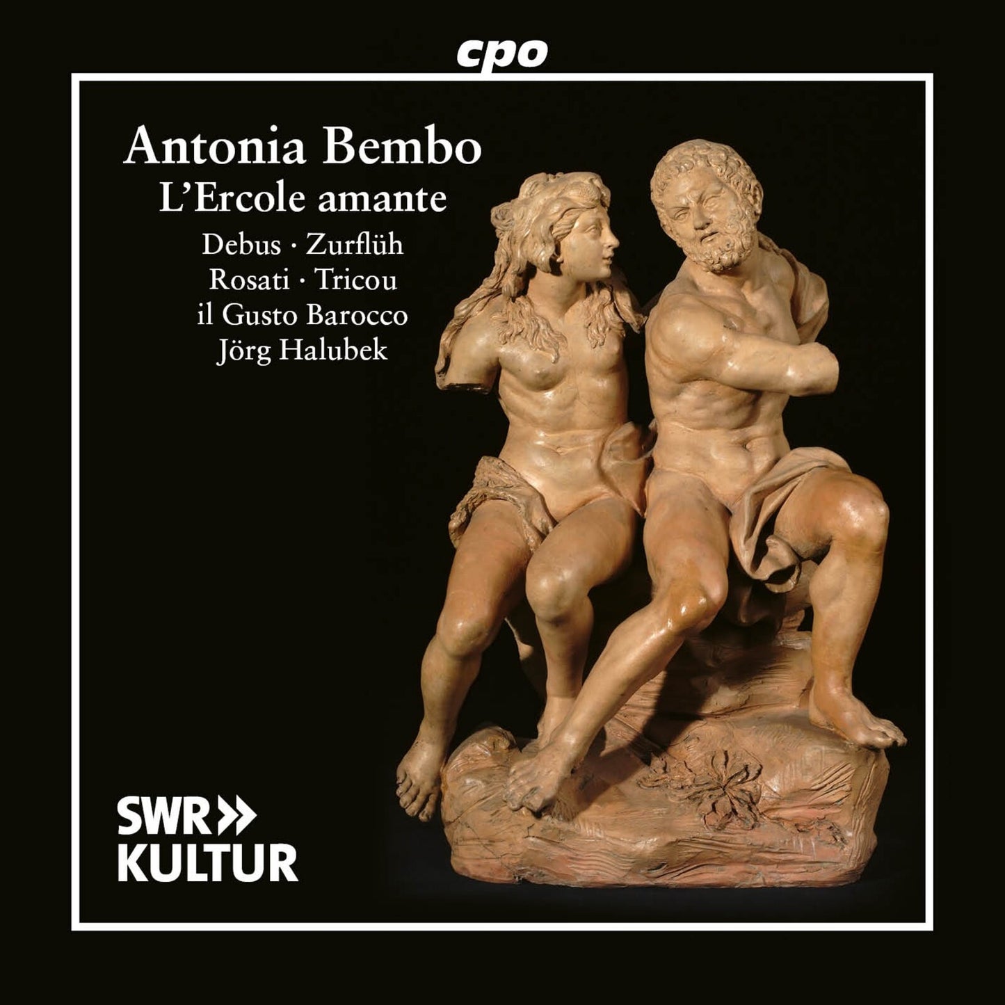 CD cover featuring a classical sculpture of embracing figures.