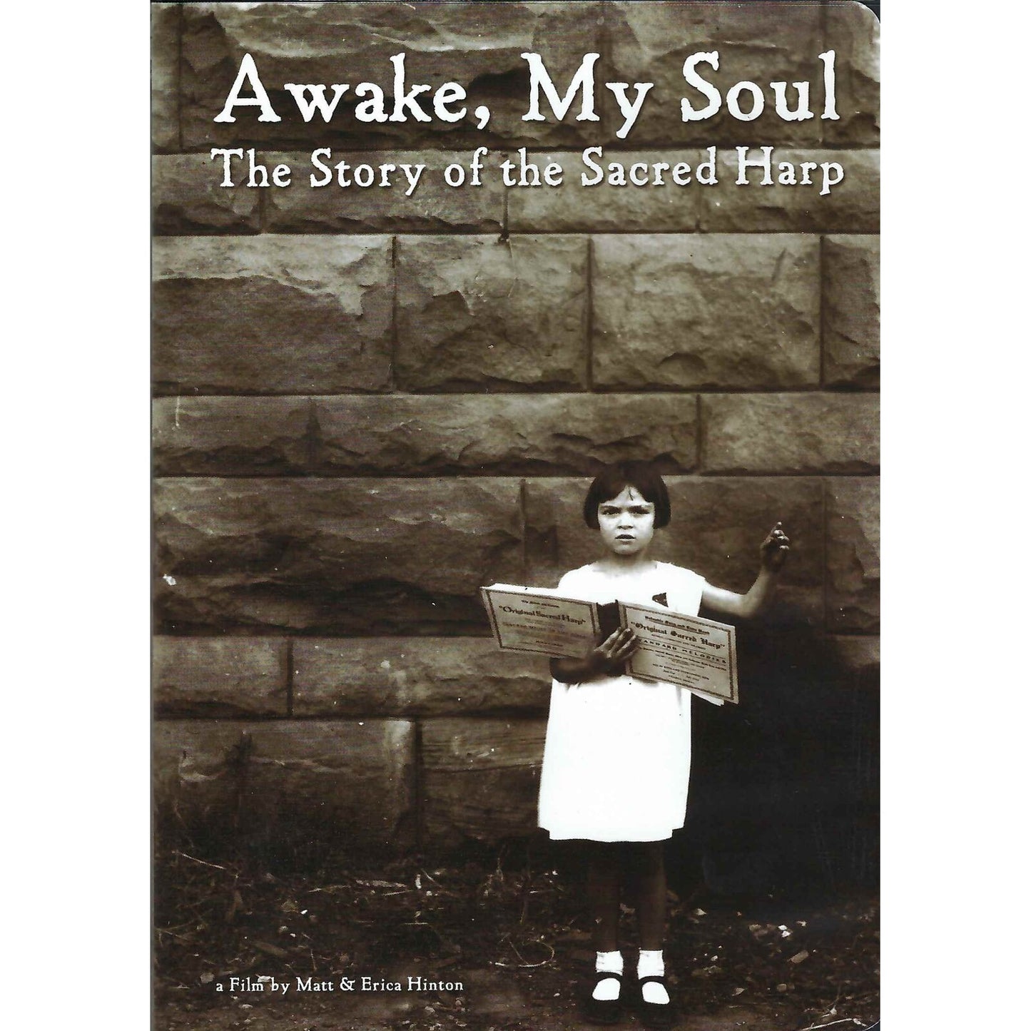DVD cover for “Awake My Soul” featuring a vintage photo of a child.