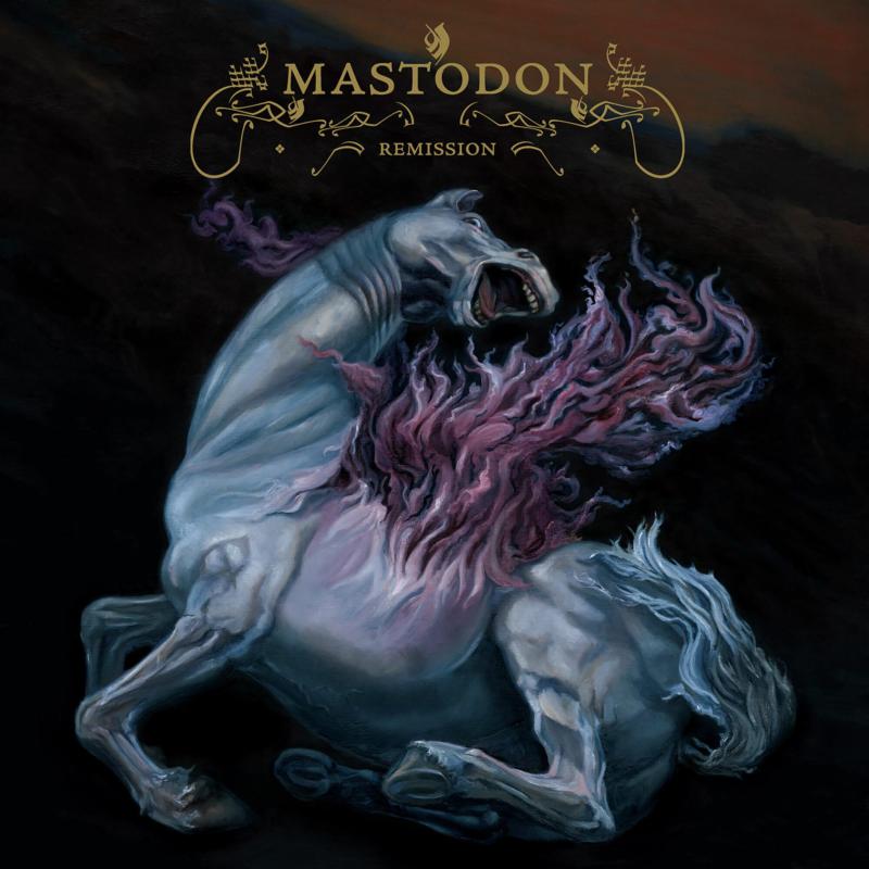 Album cover showing a pale horse with purple flames against a dark background.