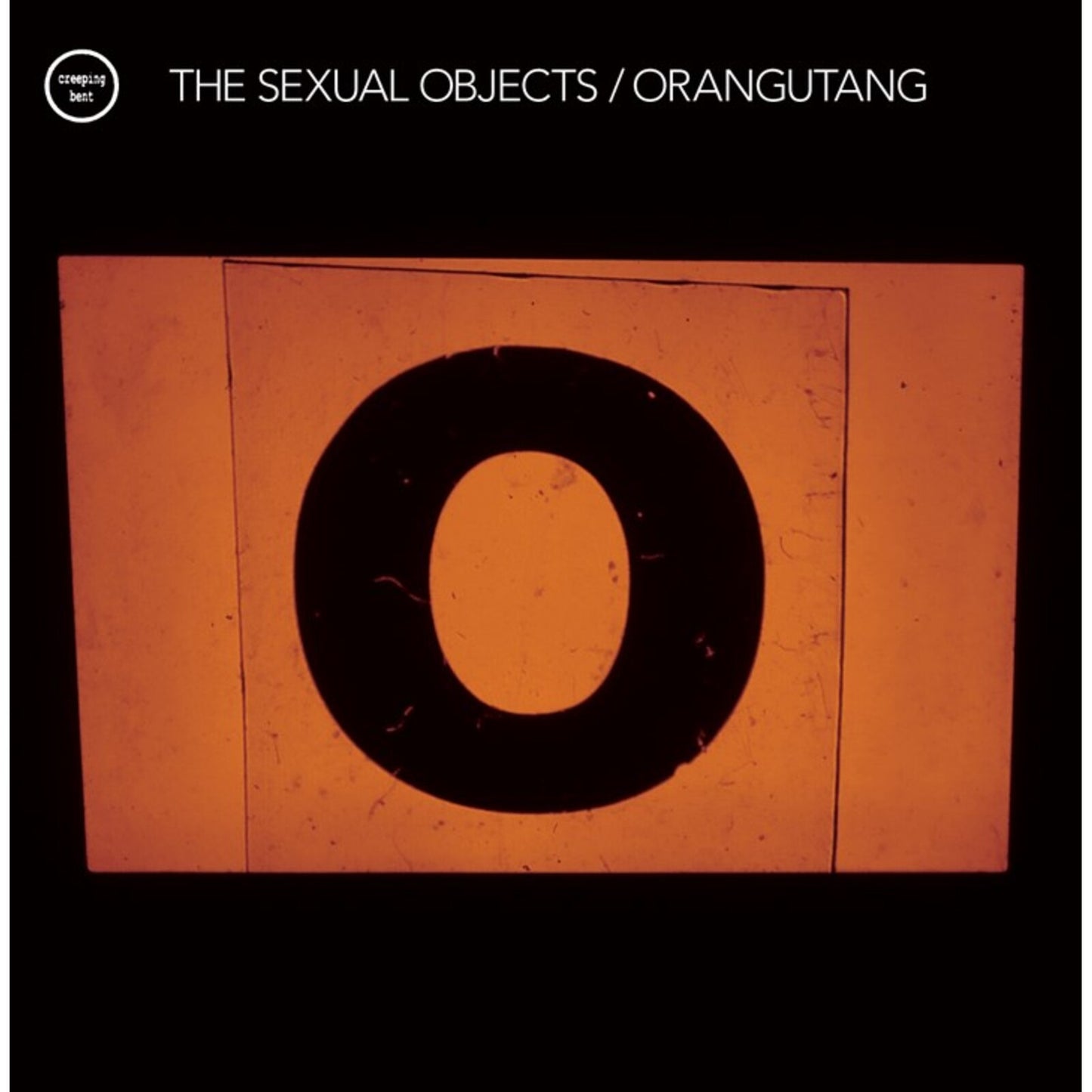 Album cover featuring a large black letter O on an orange rectangular background.
