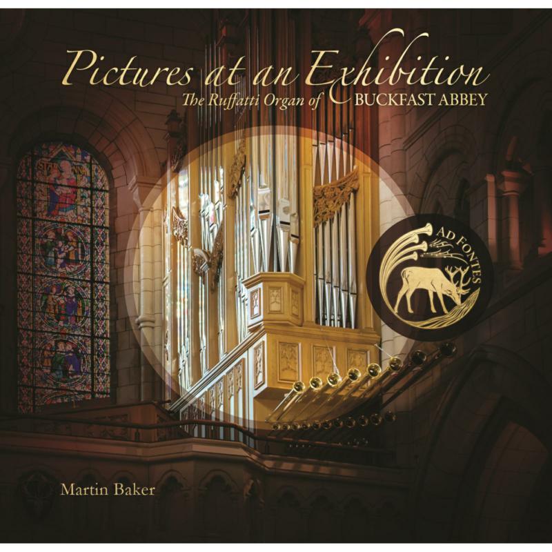 CD cover featuring a golden pipe organ inside a stone church.