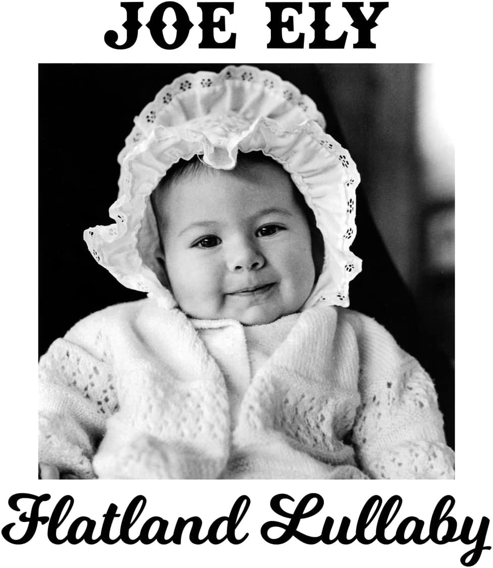 Black and white CD cover featuring a baby in a bonnet.