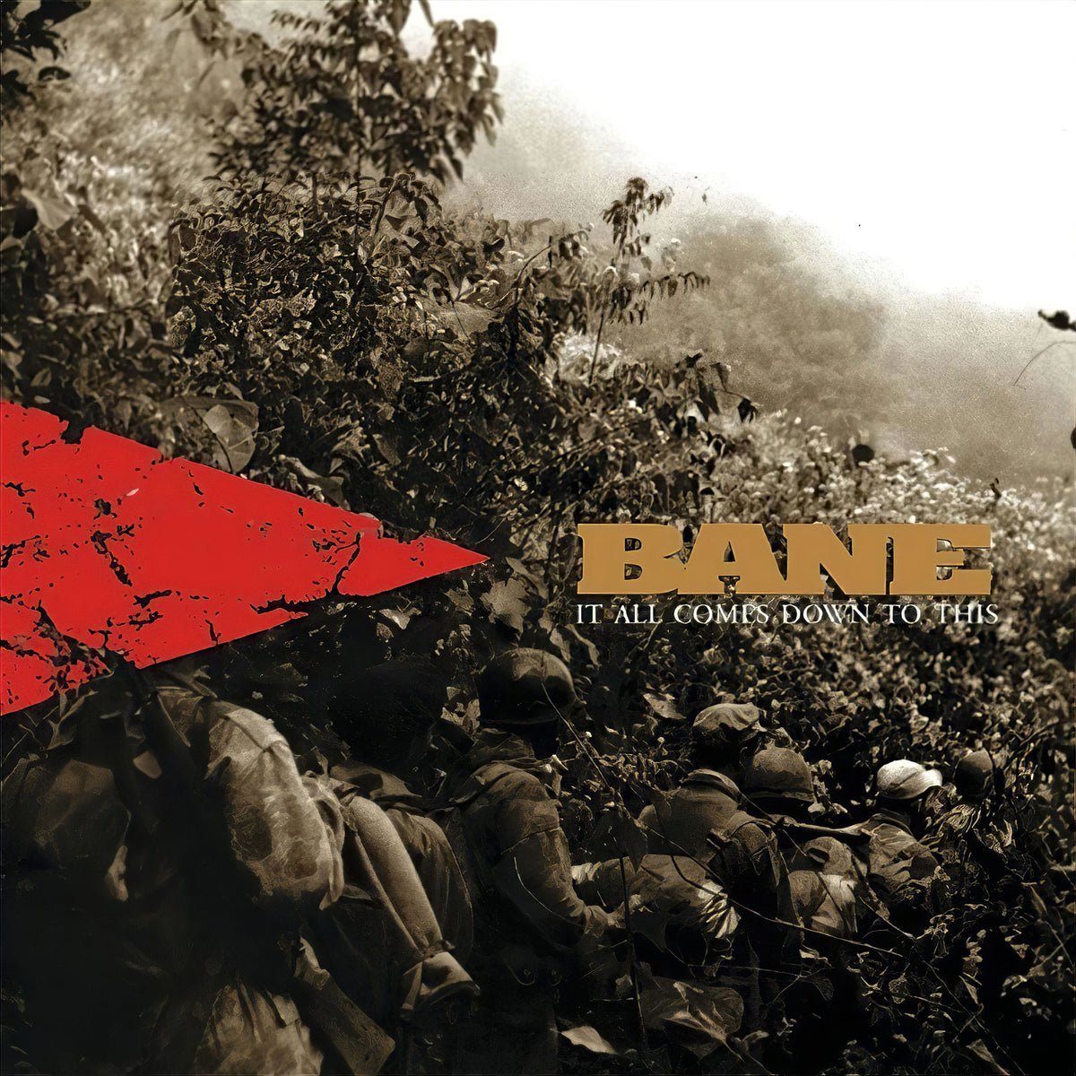 Album cover for Baneās āIt All Comes Down To Thisā with soldiers.