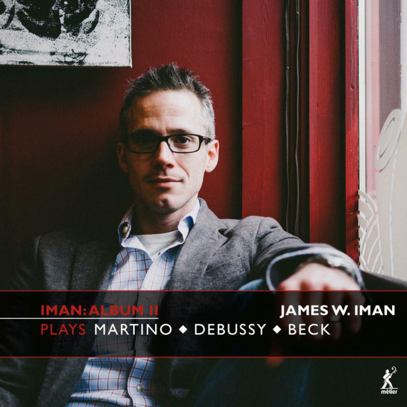 CD cover featuring portrait of James W. Iman, a man with glasses.