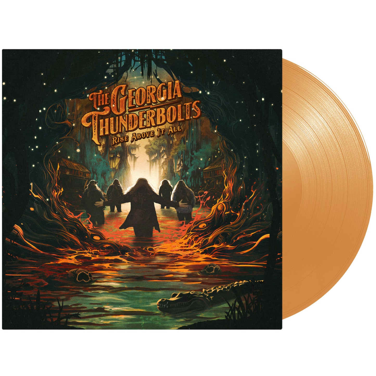 Vinyl record for The Georgia Thunderboltsā āRise Above It Allā album.