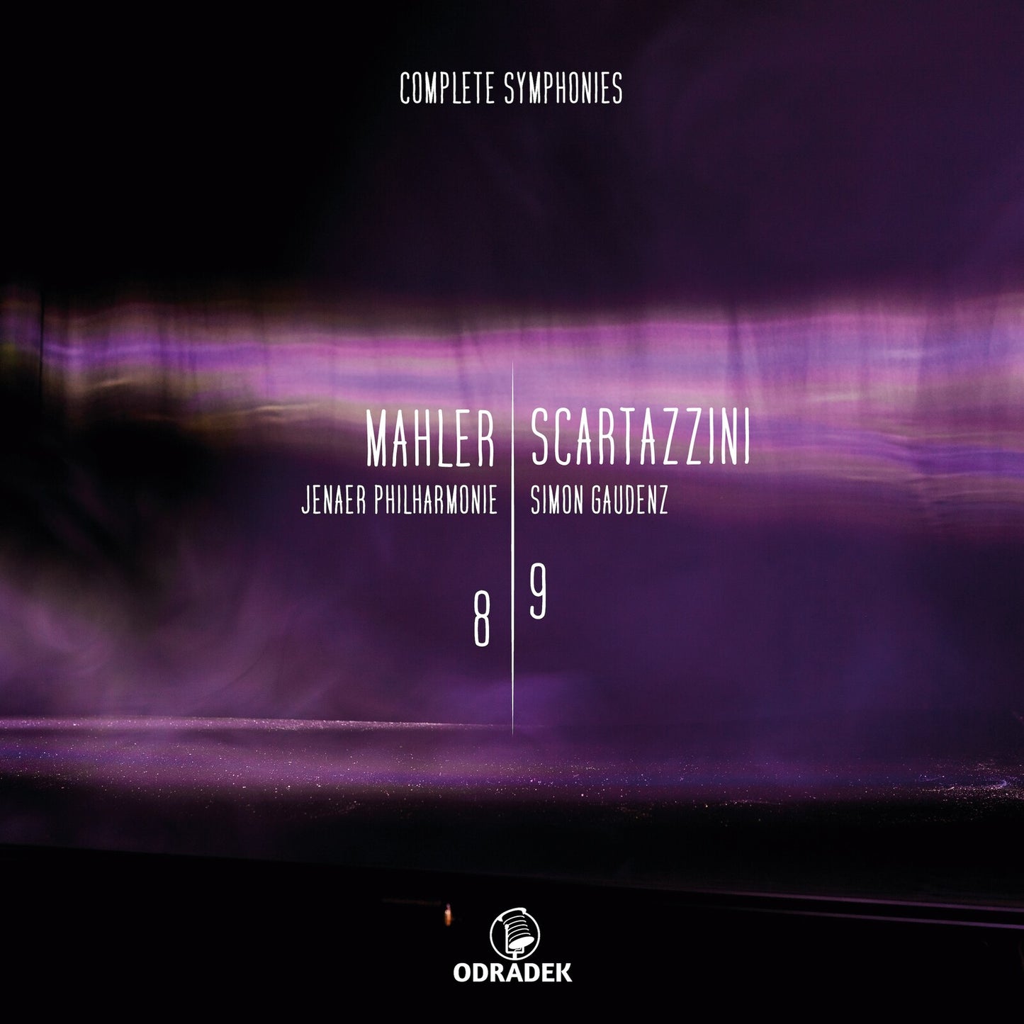 CD cover for Mahler Symphony No. 9, Jenaer Philharmonie, Scartazzini.