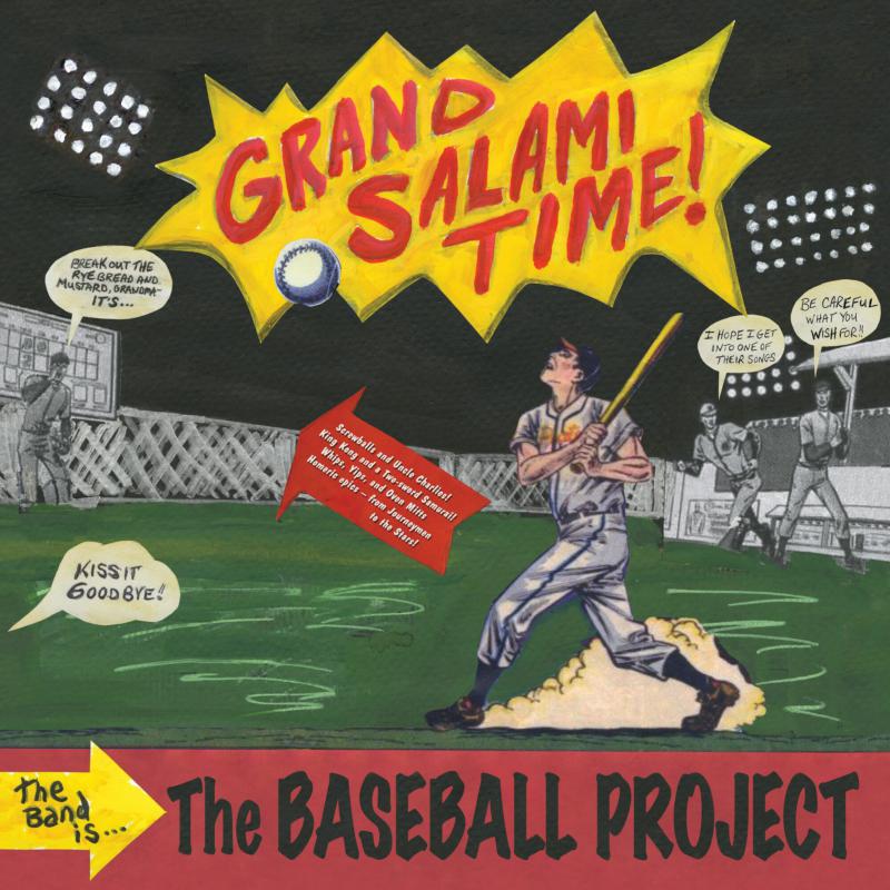 CD cover for "Grand Salami Time!" featuring a cartoon baseball player.