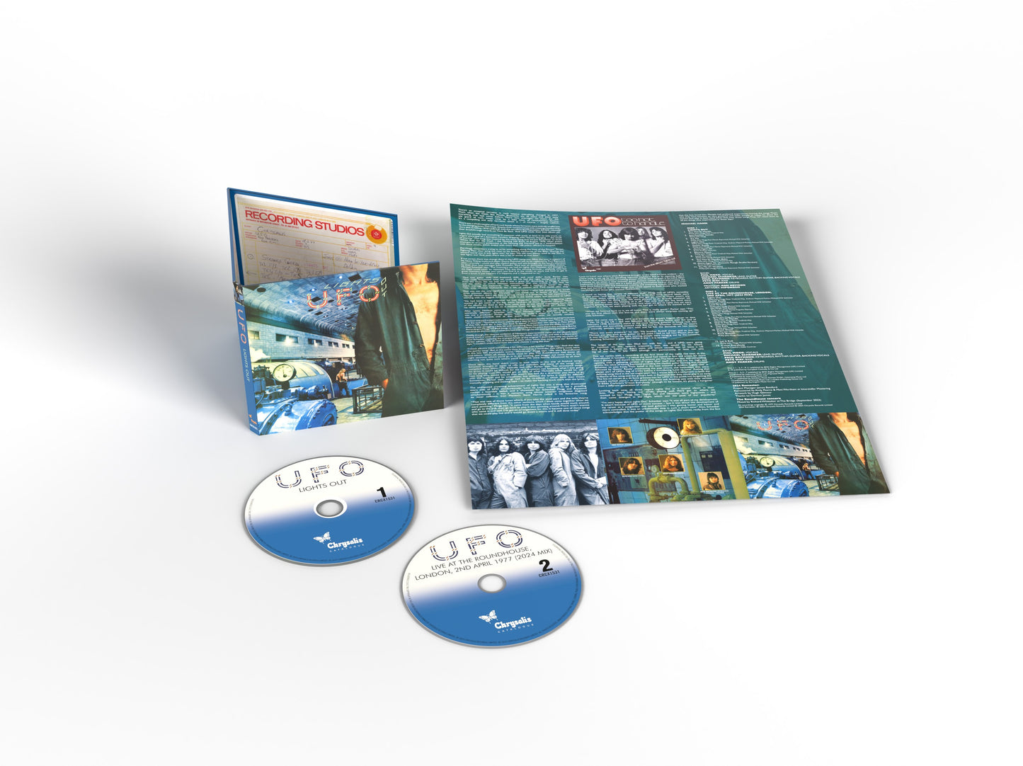 UFO “Lights Out” 2024 remastered double CD with booklet and case.