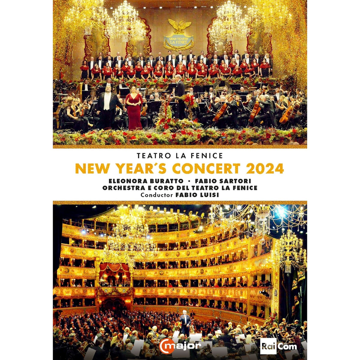 DVD cover for Teatro La Fenice New Year’s Concert 2024.