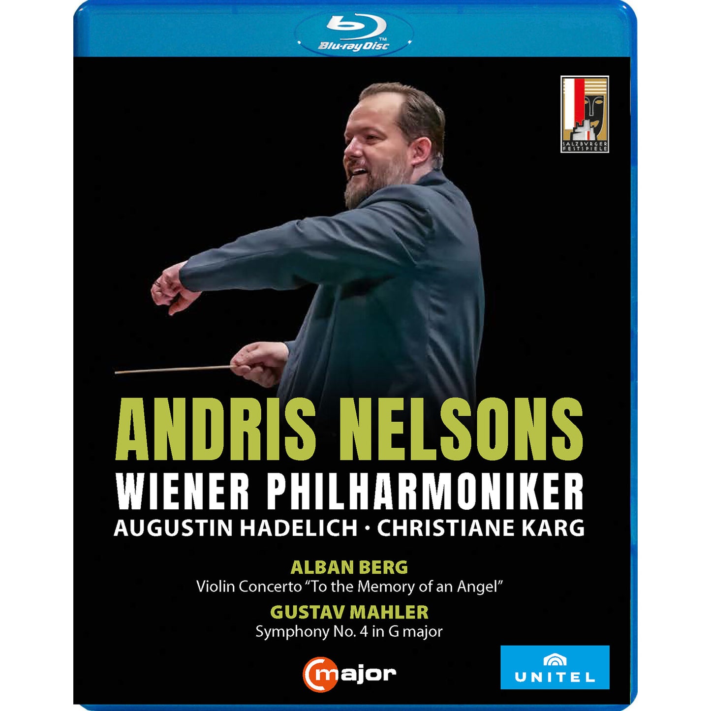 Blu-ray case featuring conductor Andris Nelsons with the Wiener Philharmoniker.