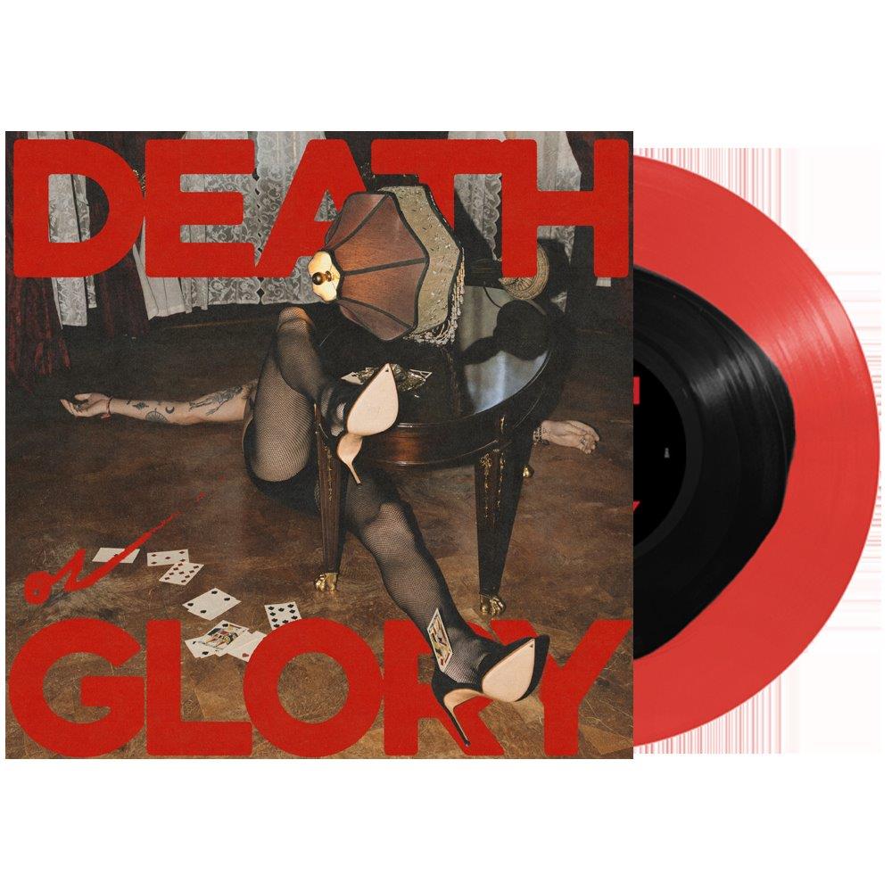 Palaye Royale Death Or Glory vinyl record with red and black disc.