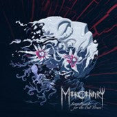 CD cover with a distressed, white face dissolving into dark tendrils.