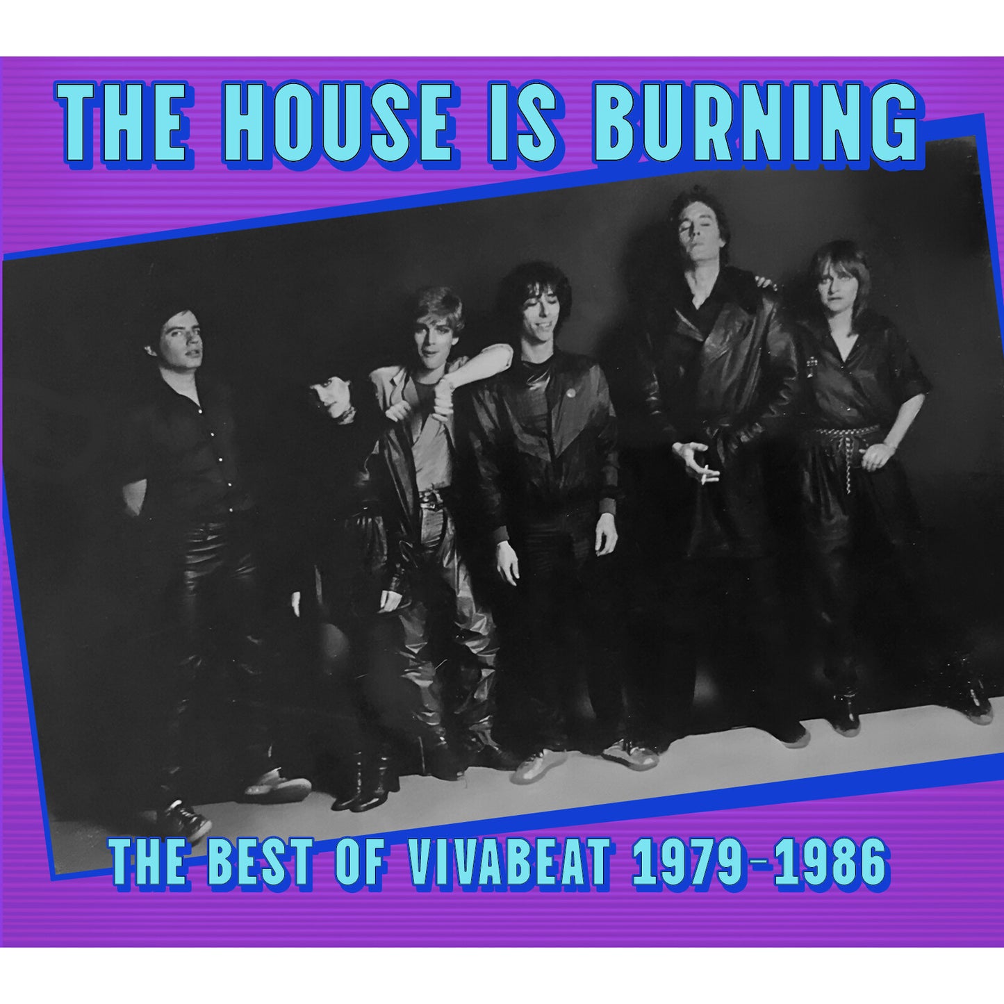 CD cover for Vivabeat’s “The House Is Burning,” featuring a band photo.