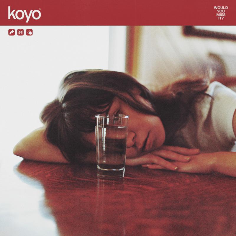 Vinyl album cover for Koyo’s “Would You Miss It?” featuring a woman reclining.