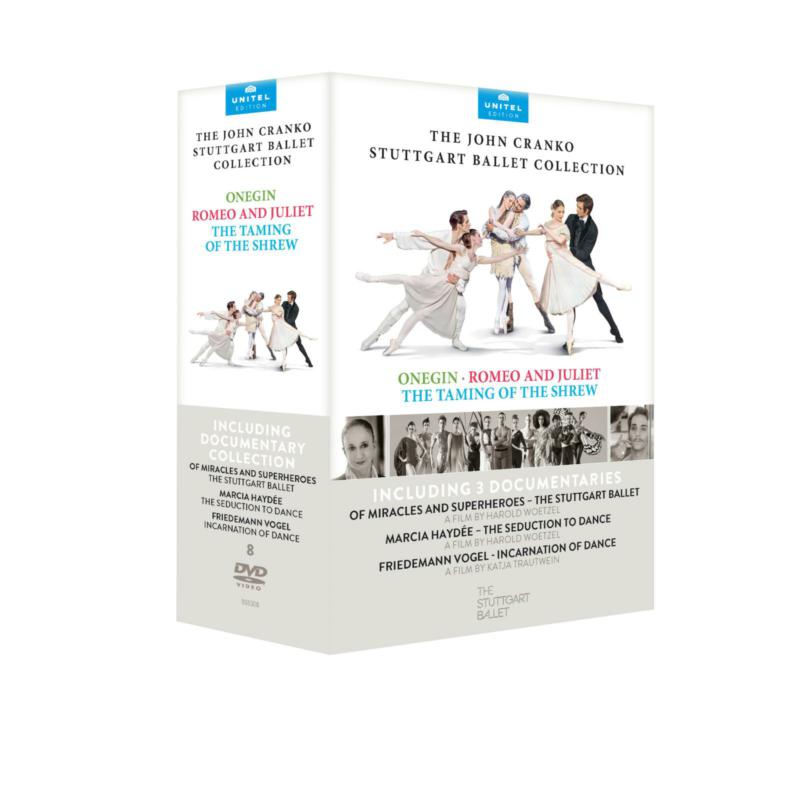 DVD box set of The John Cranko Stuttgart Ballet Collection featuring ballet dancers.