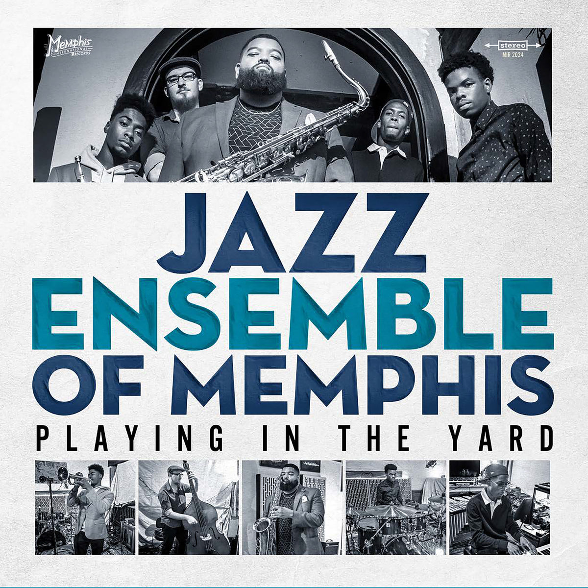 Album cover for Jazz Ensemble of Memphis’ “Playing In The Yard.”