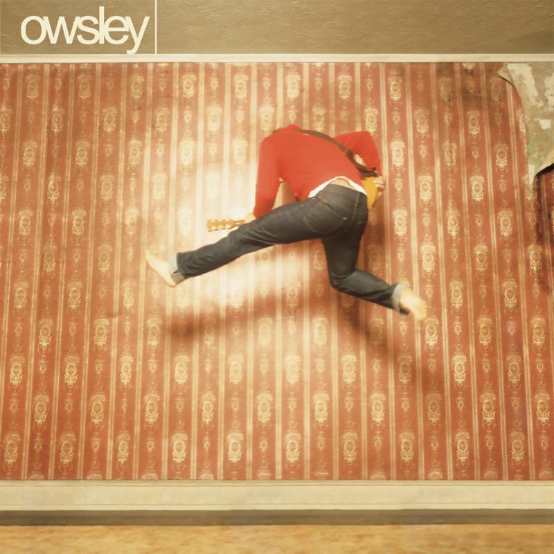 Owsley" album cover: person in red leaping against patterned wallpaper.