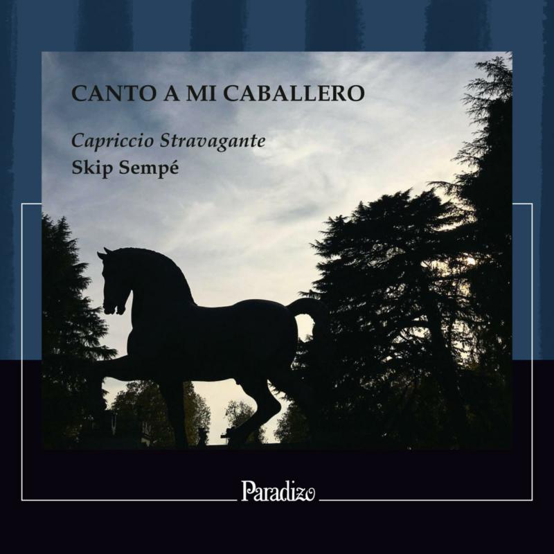 CD cover with a dark silhouette of a horse against a misty landscape.