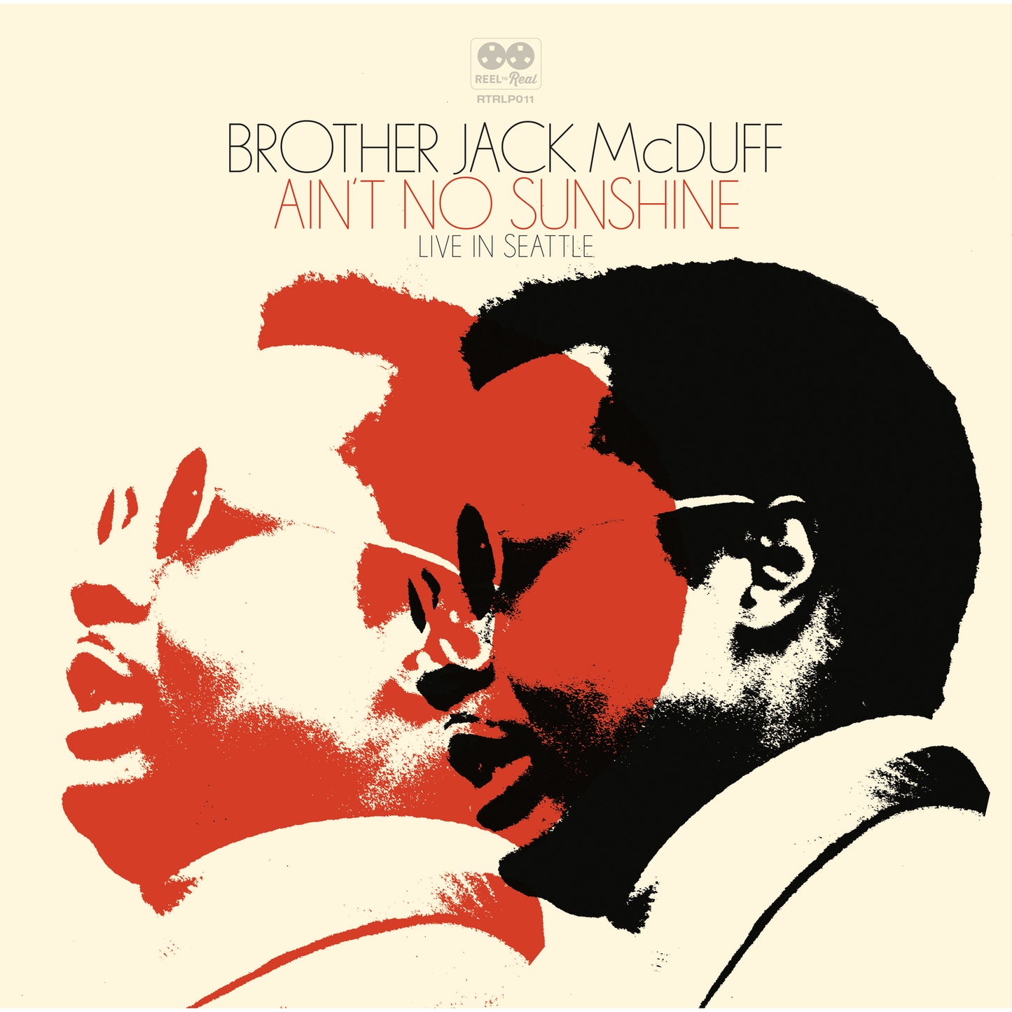 Record album cover featuring a red and black portrait of Brother Jack McDuff.