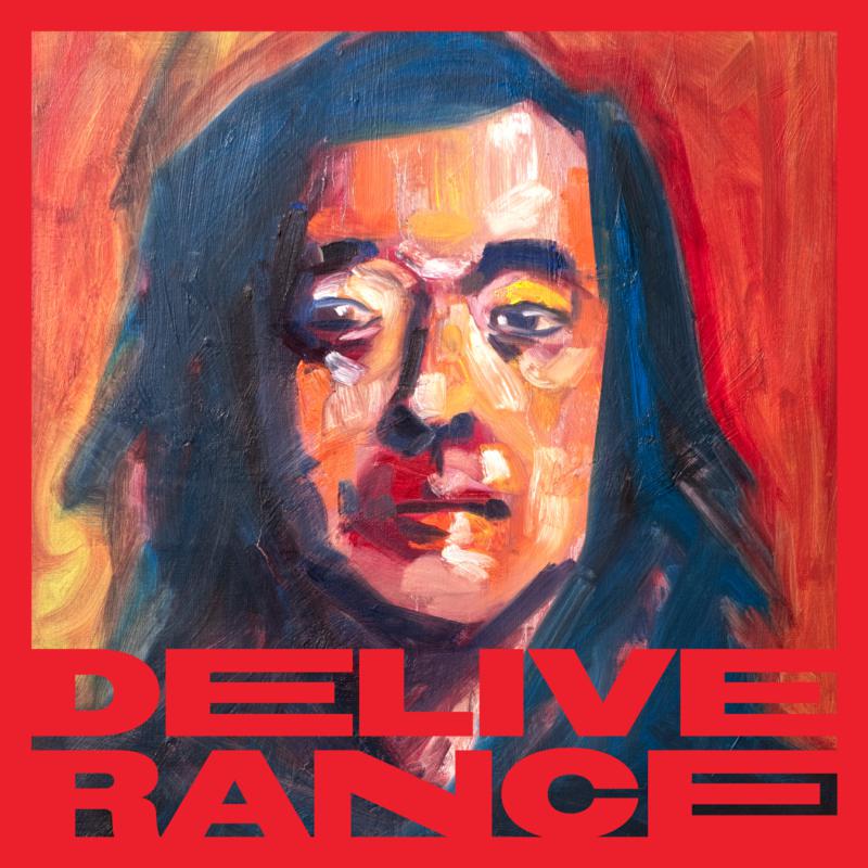 Painted portrait of a person with red text reading "DELIVERANCE".