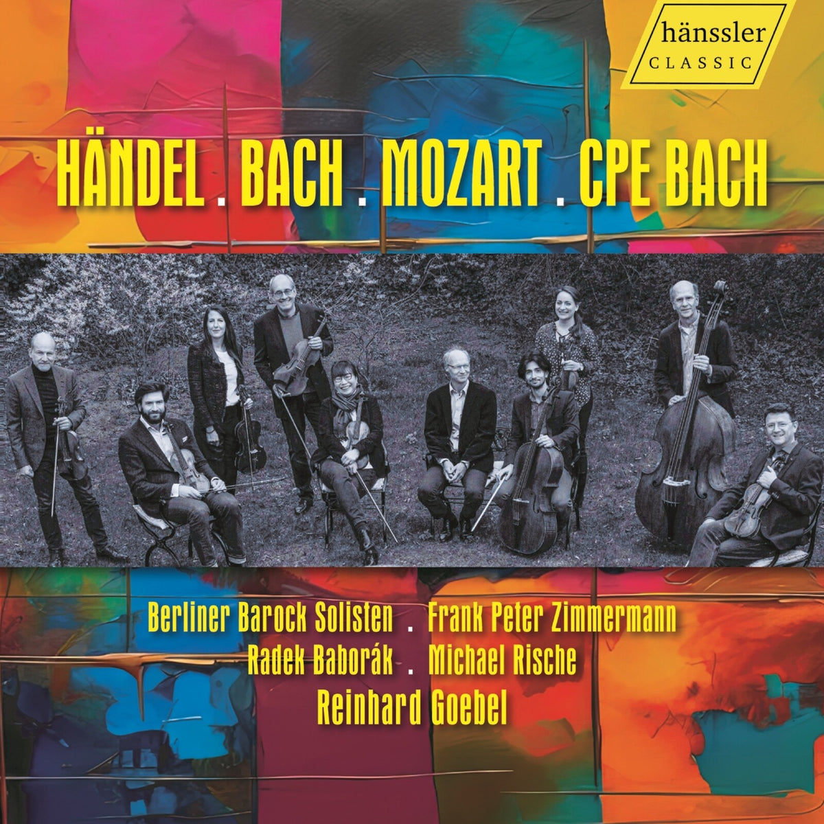 CD cover featuring a group of classical musicians with instruments.